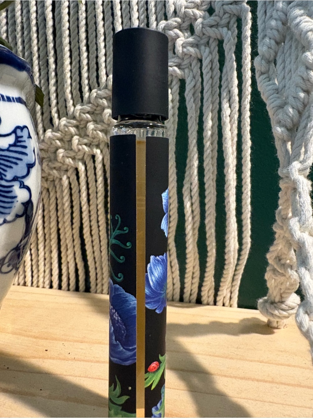 NEST Fragrances Midnight Fleur Rollerball - Black with Blue and Green Floral - Picture 2 of 2
